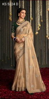 Tew Soft Tissue Silk With Embroidery Work Saree Exporters In India